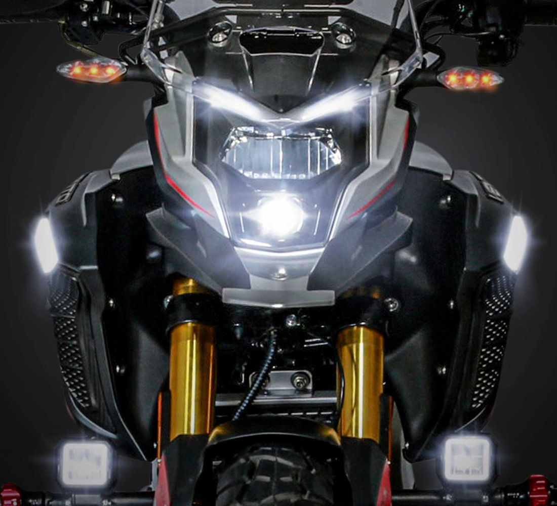 Motocicleta Vento Alpina 300 faro galgo Colombia