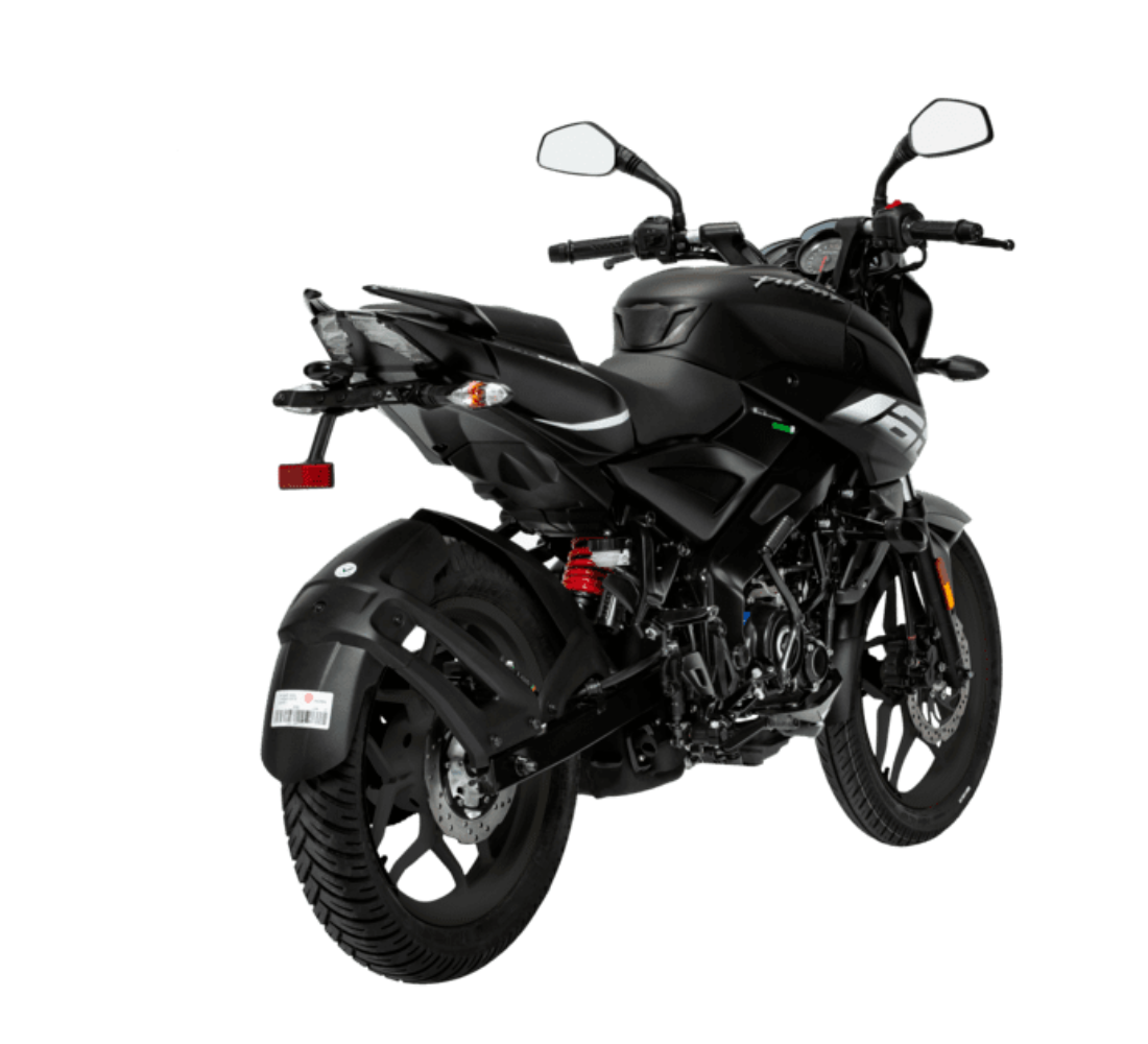 Motocicleta Bajaj Pulsar NS 160 FI  en plano diagonal galgo Colombia