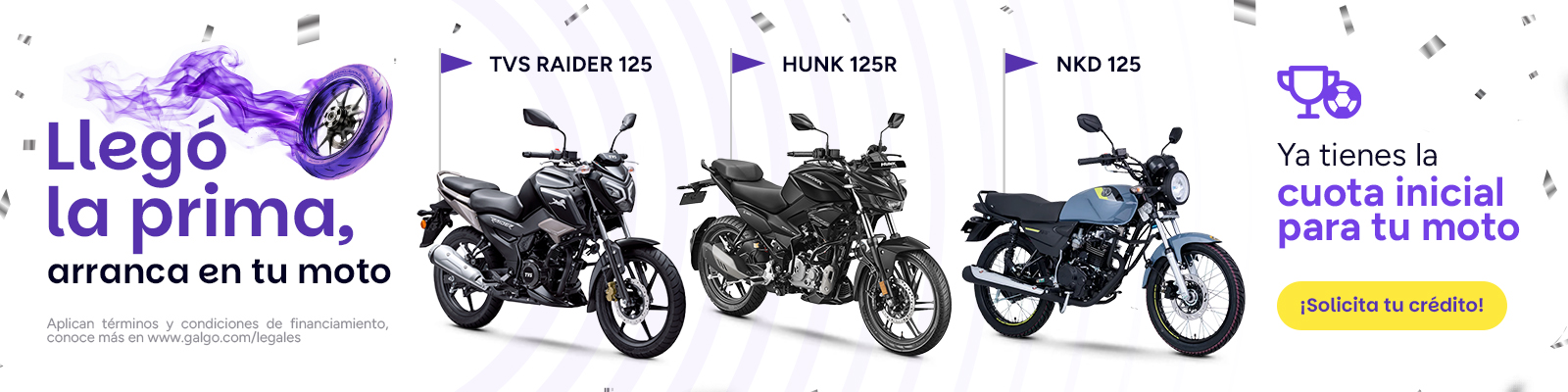 Compra tu moto con la Prima de Junio