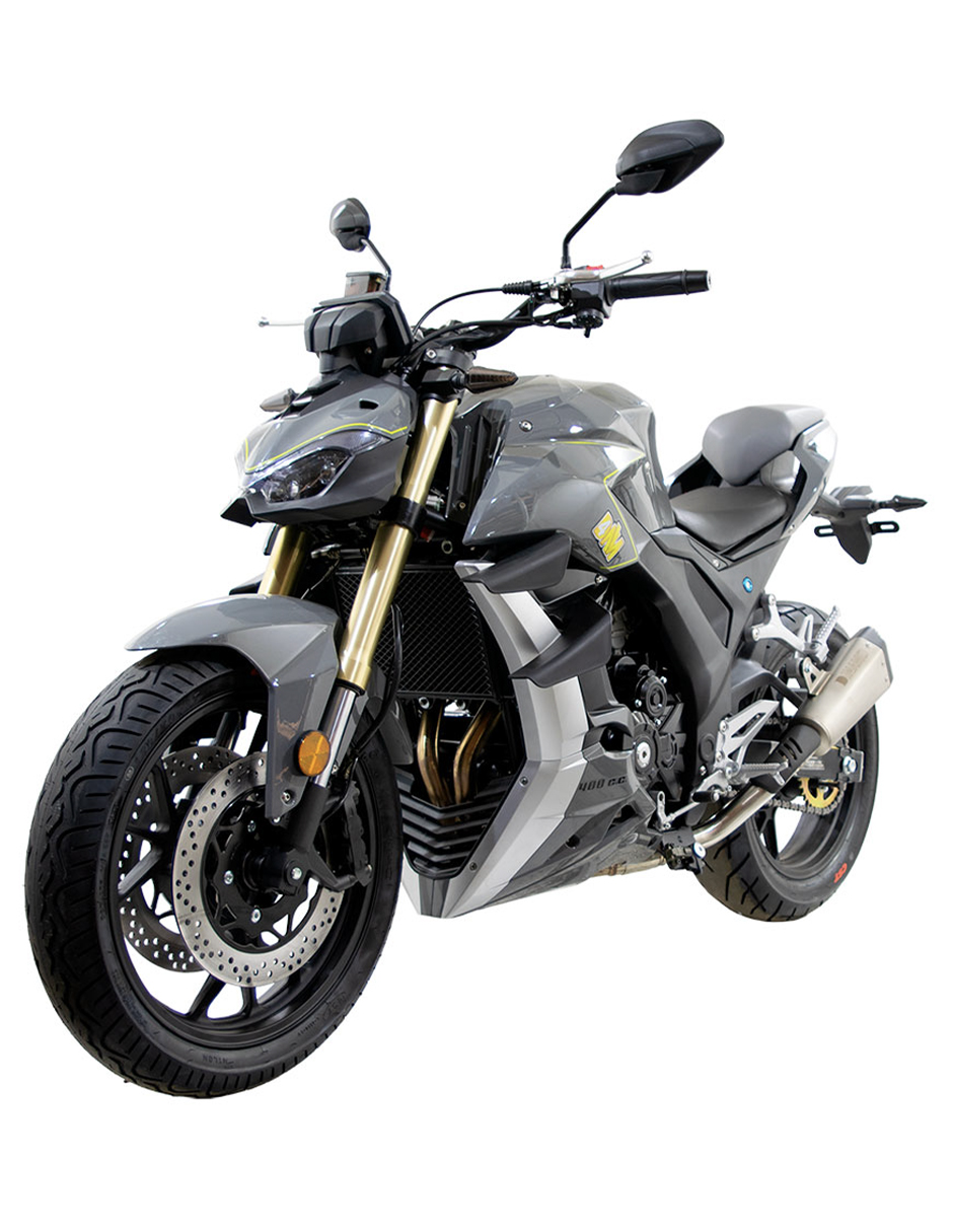 DNM 4 Gris 400CC Galeria 1 | Galgo México