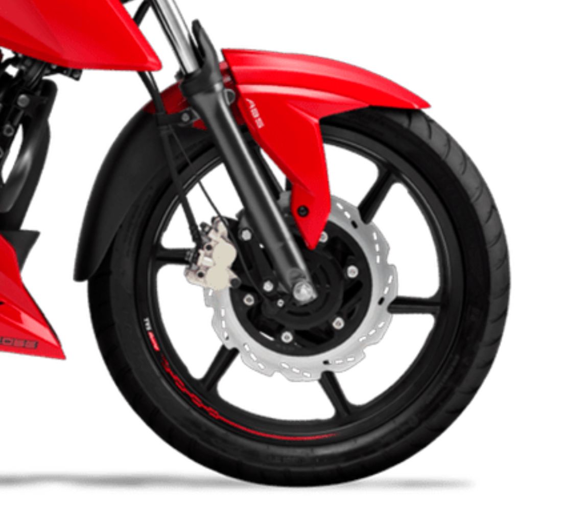 apache rtr 160 rojo