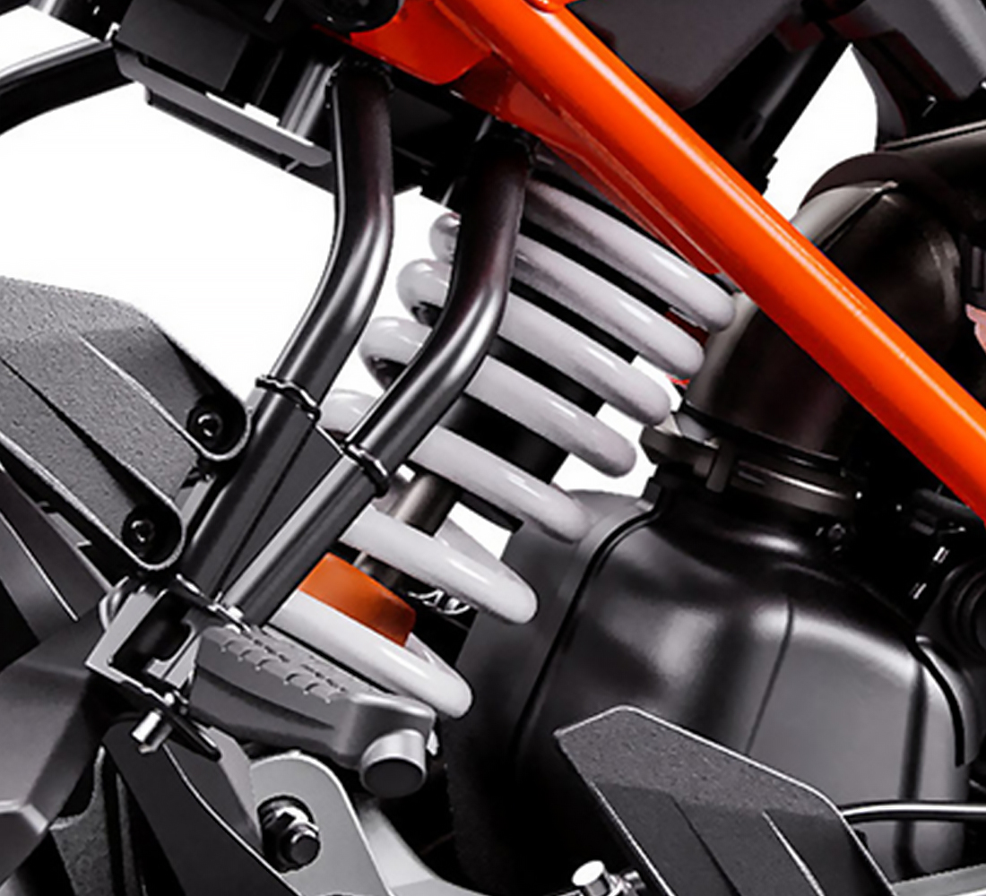 Motocicleta KTM Duke 250 suspensión galgo México