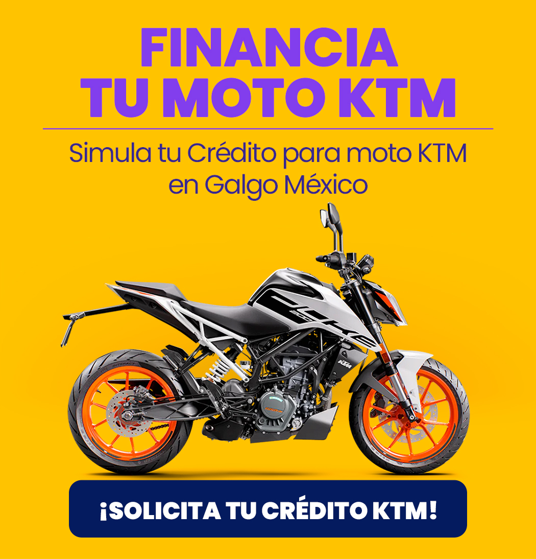 Financia moto KTM México