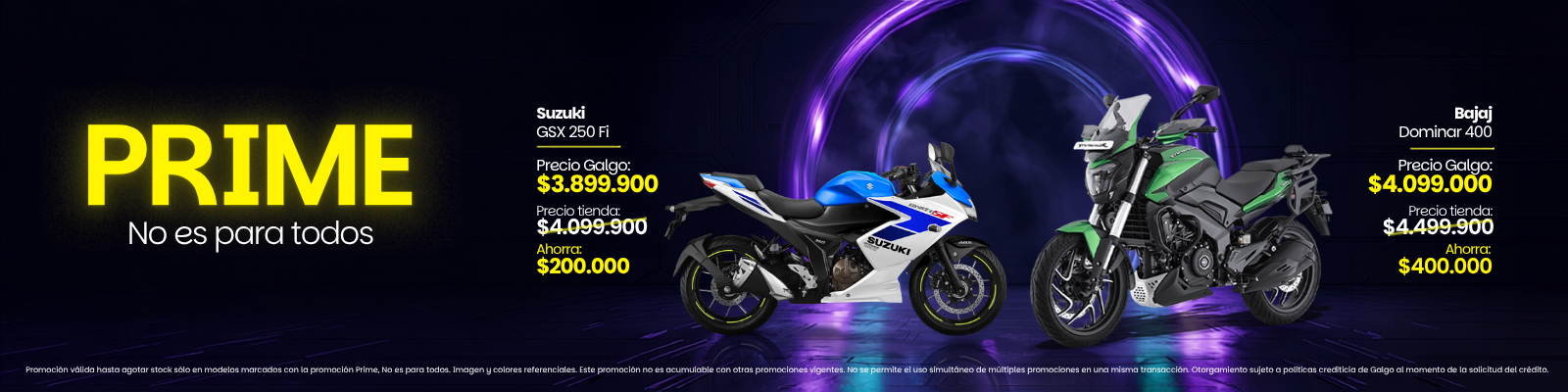 Nuestra línea de motos de alta cilindrada, motos prime con tecnología de última generación. Llévalas financiadas y disfruta de la exclusividad de nuestras motos de alta gama