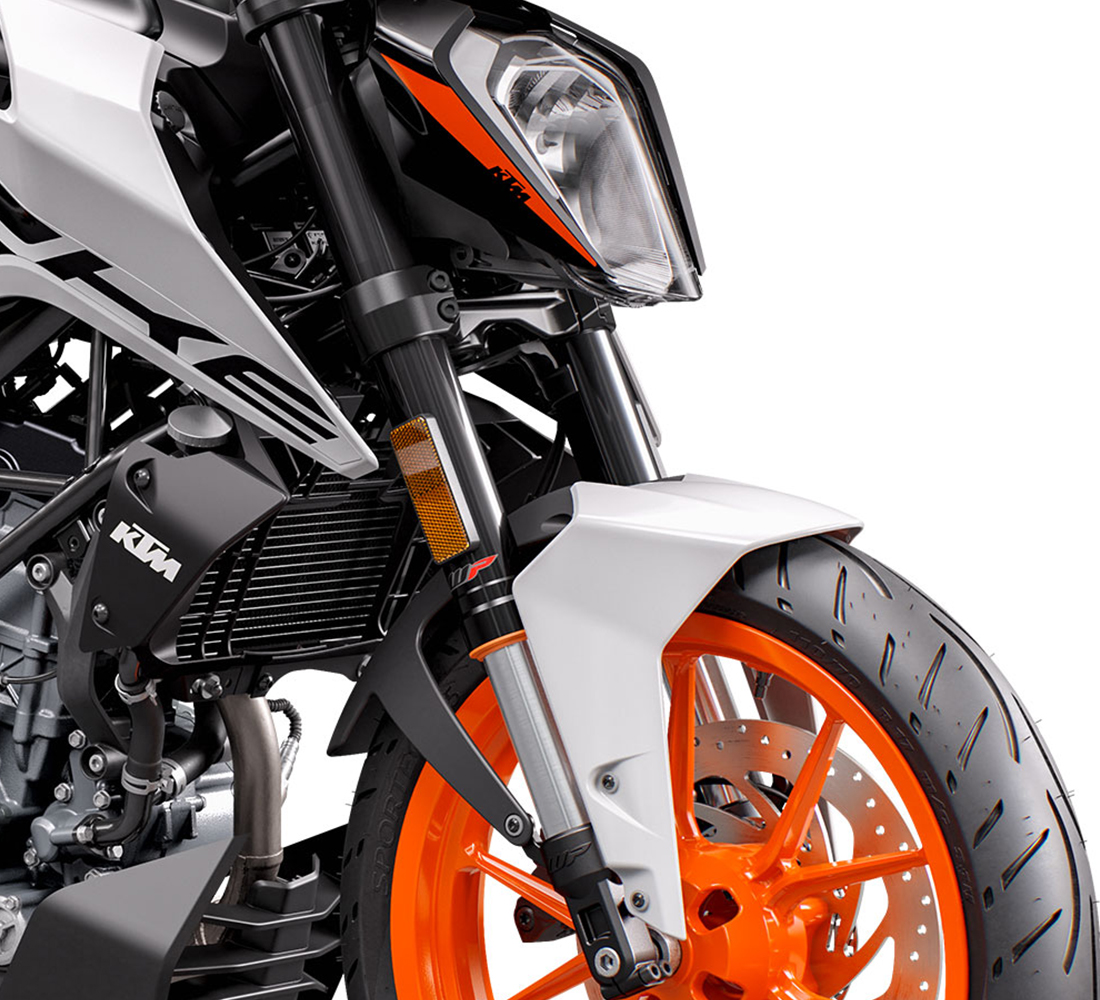 Motocicleta KTM Duke 200 NG suspensión galgo Chile