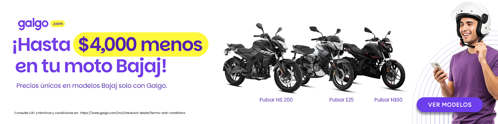 Compra moto BAJAJ