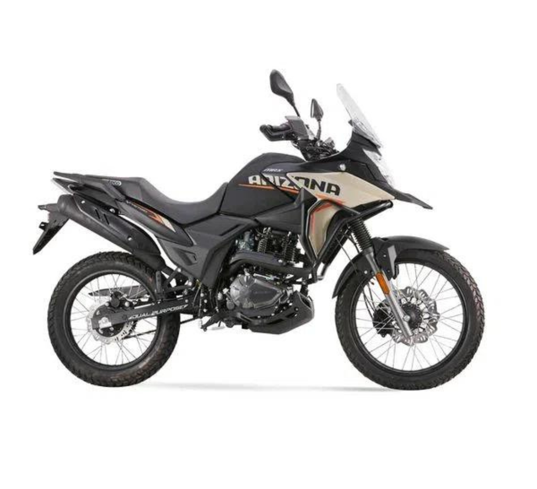 Motocicleta Victory MRX Arizona TK en plano lateral galgo Colombia