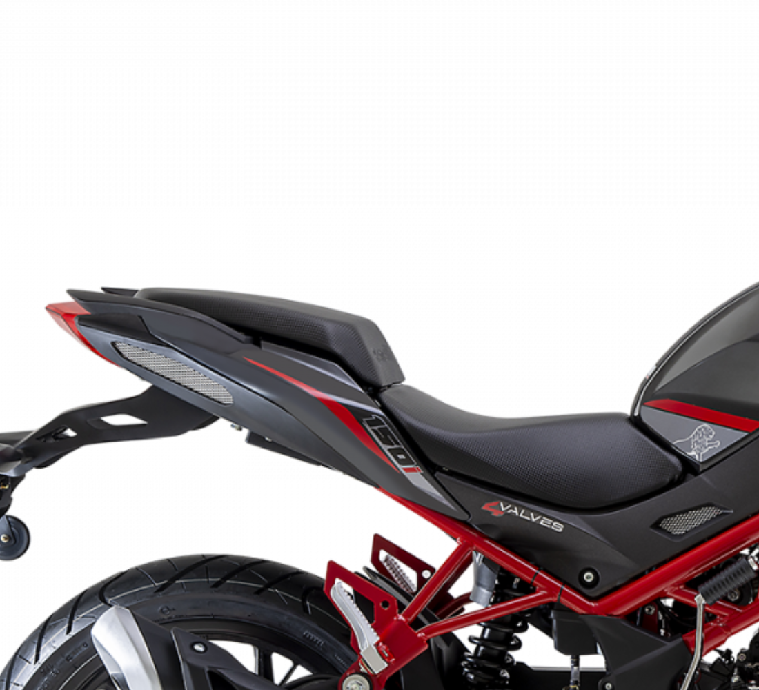 Motocicleta Benelli  TNT 150I asiento galgo México