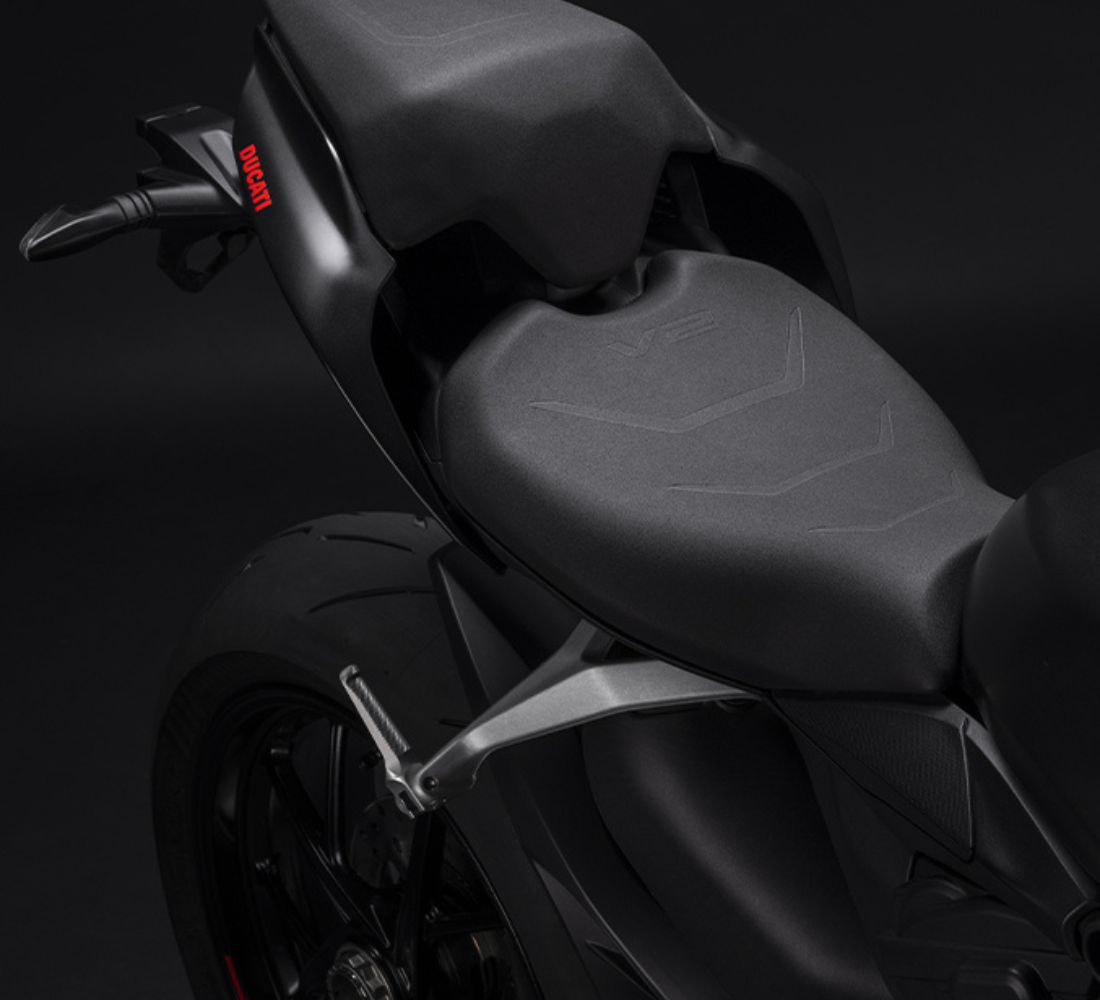 Motocicleta Ducati Panigale V2 asiento galgo México