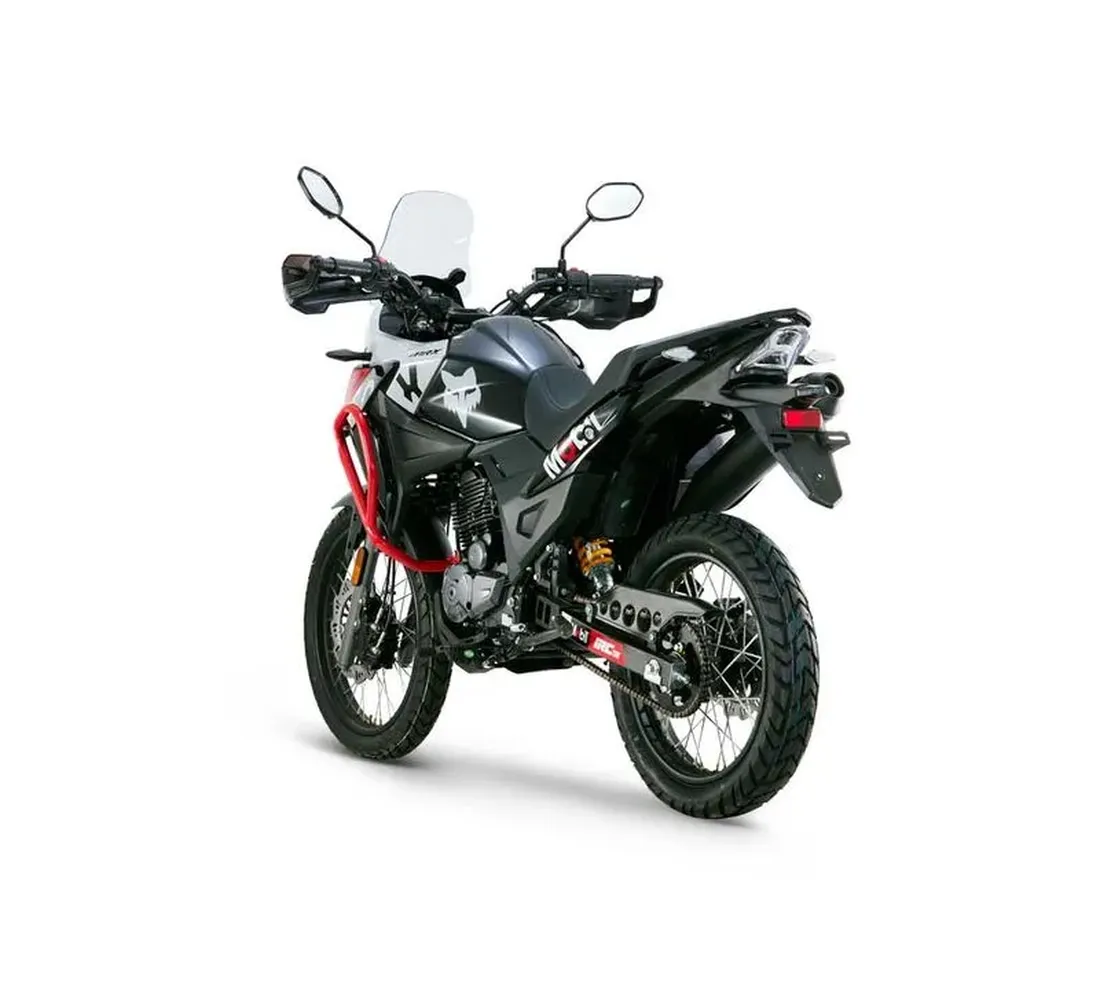 Motocicleta Victory MRX Arizona TK en plano frontal galgo Colombia