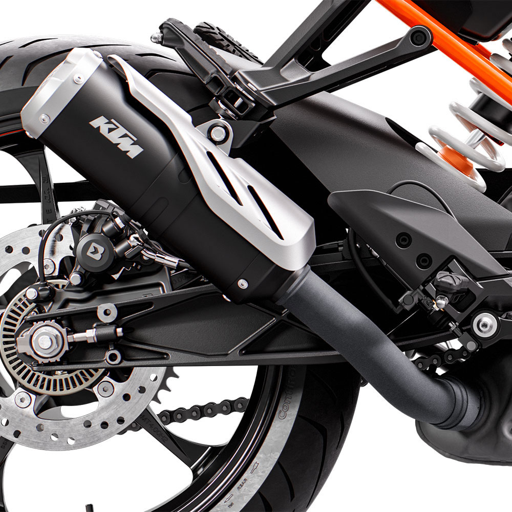 Motocicleta KTM RC 390 ABS escape galgo México
