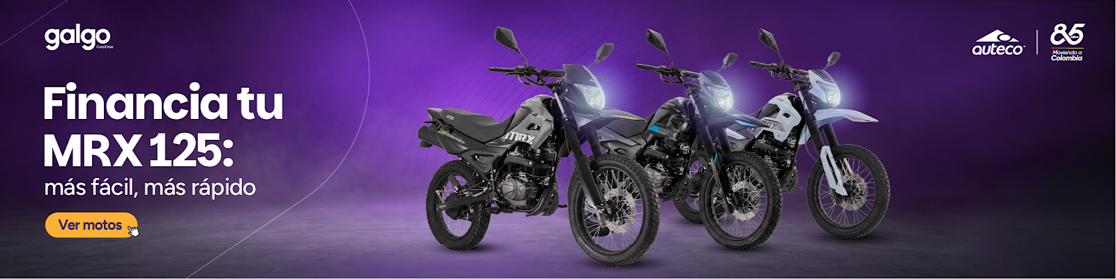 Financia tu MRX 125