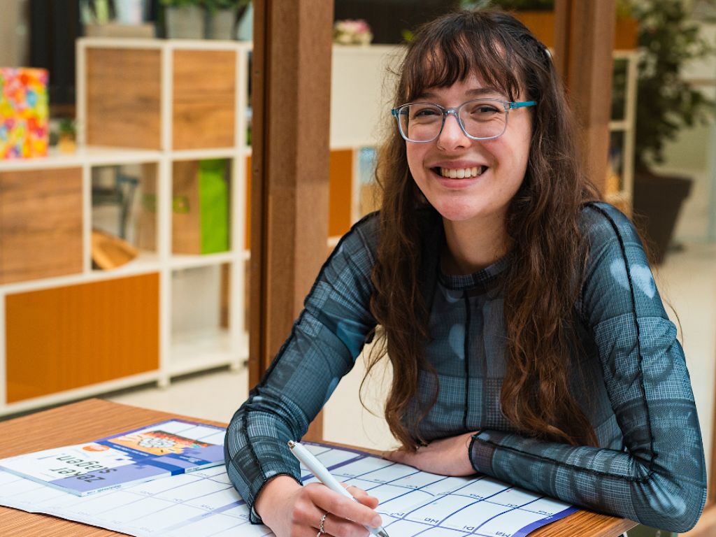 Leerling maakt planning