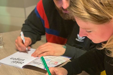 Boeklancering Zeker Slagen! met Eva Gadet en Tim Hofman
