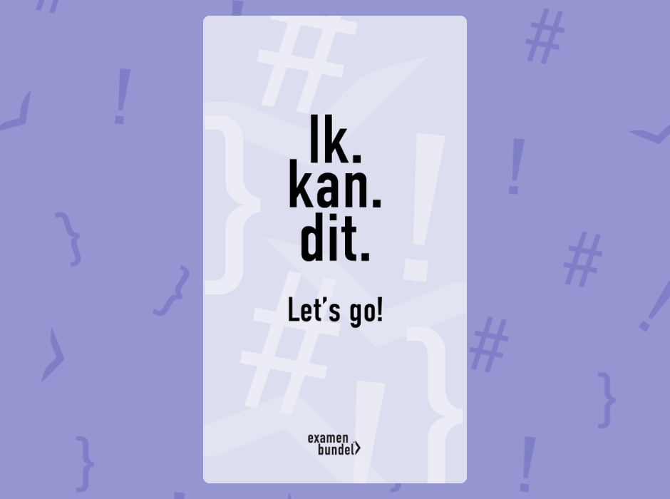 7 Examenbundel affirmatiekaarten voor je examens