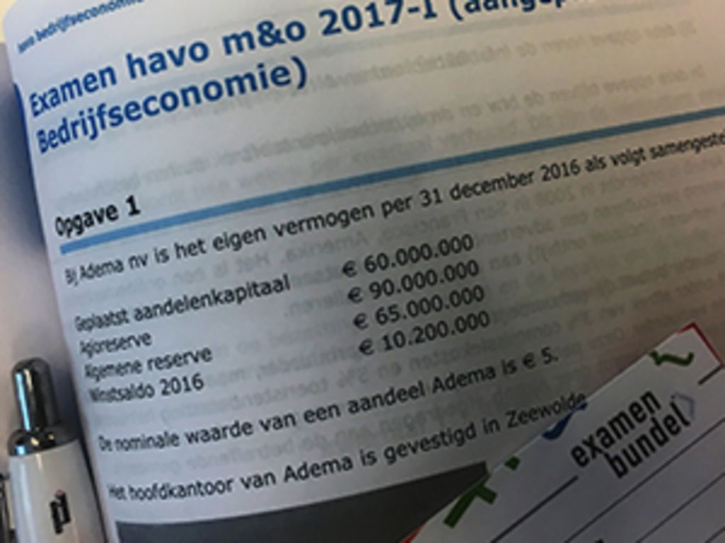 management-organisatie-bedrijfseconomie-eindexamen