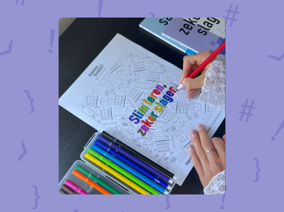 mandala kleurplaat Examenbundel