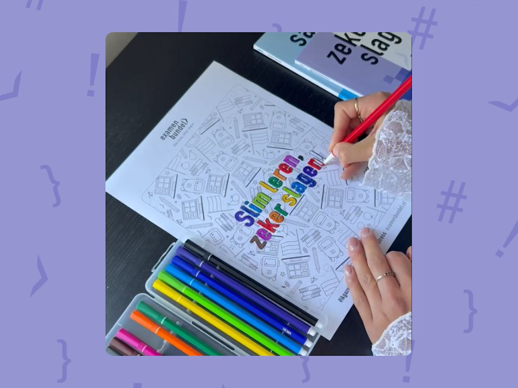 mandala kleurplaat Examenbundel