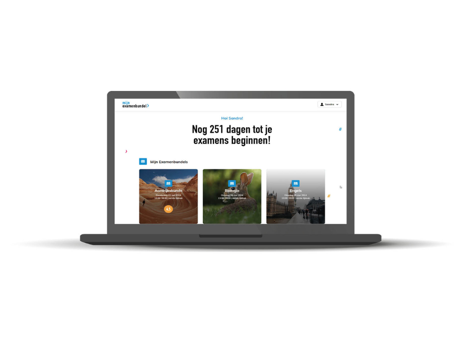 Gericht leren en oefenen met Mijn Examenbundel