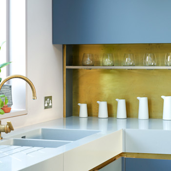 Organic worktop drainer