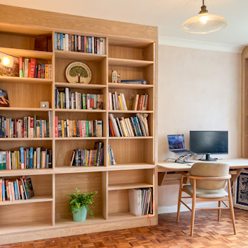 Winifreds Desk and Shelving Unit