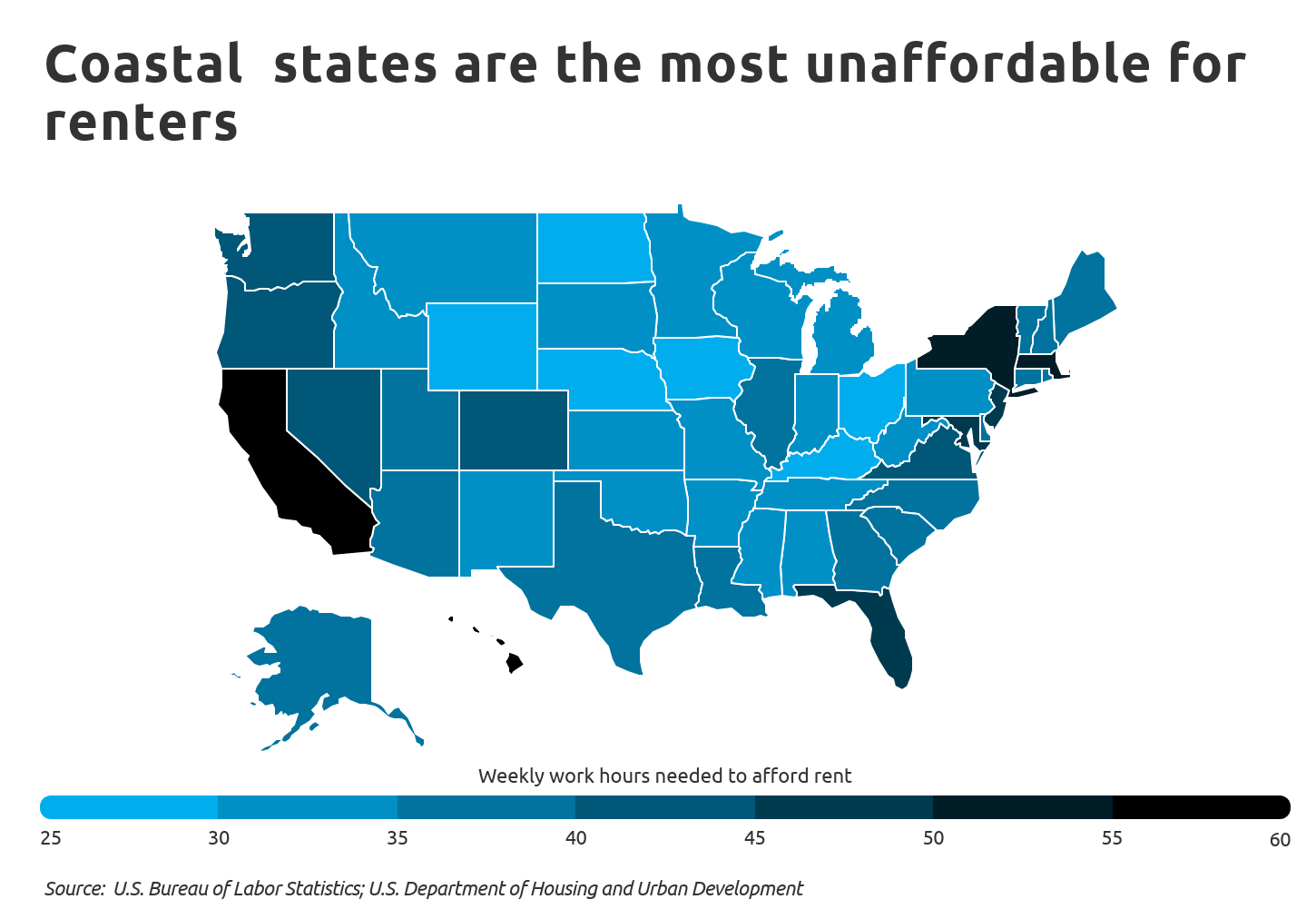 hours to pay rent Chart2 Rent affordability by state