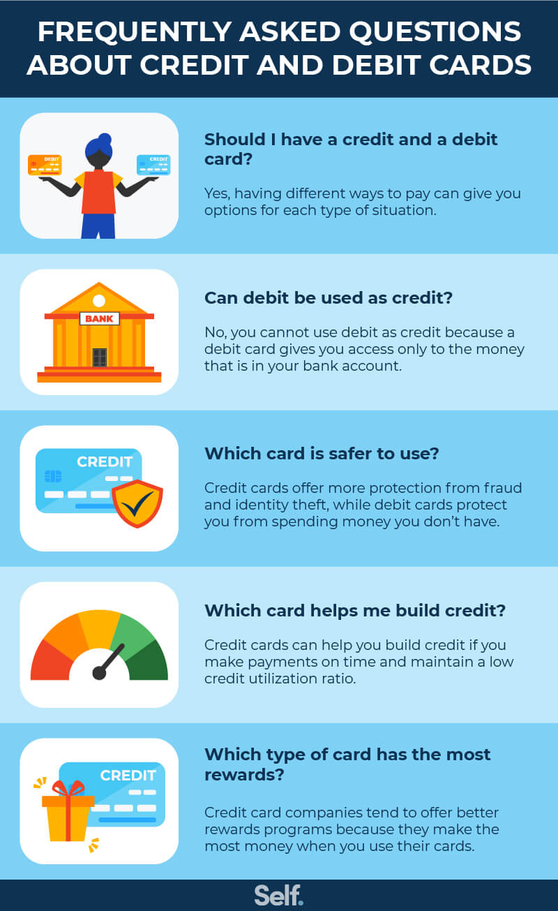 Debit Card vs. Credit Card: What's the Difference?