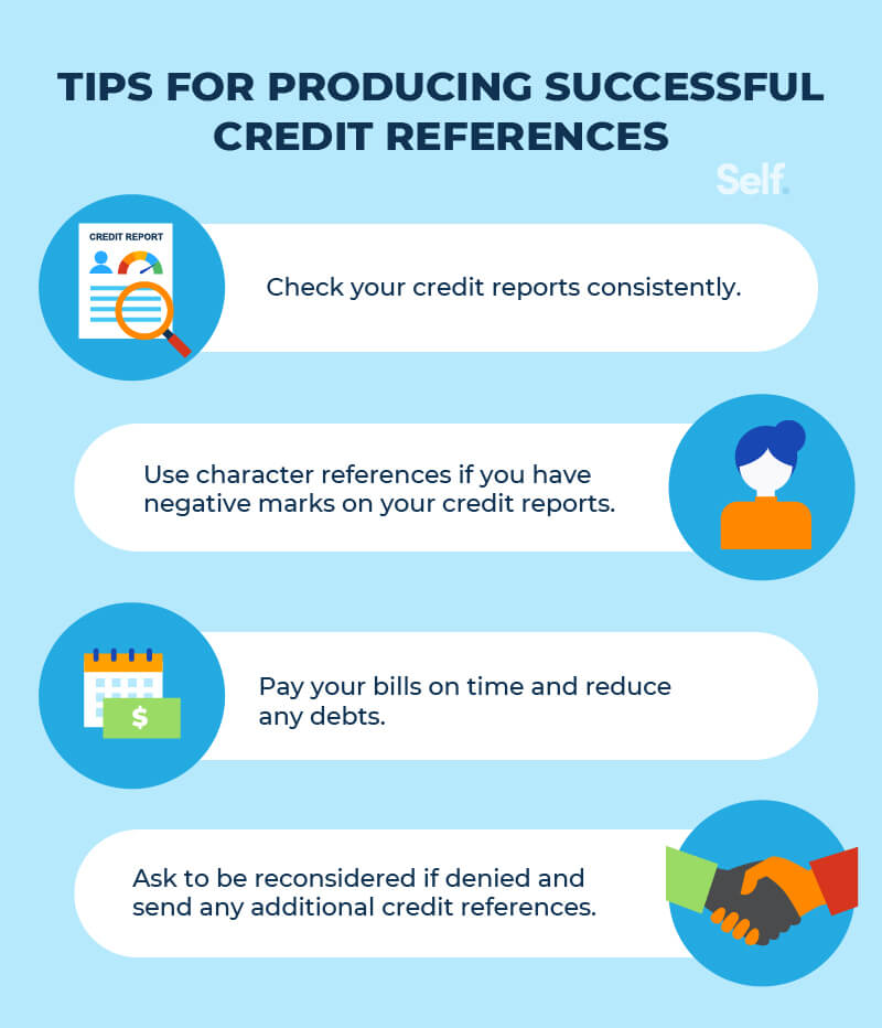 Tips for successful credit references