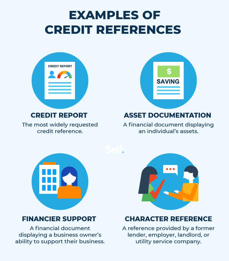 Examples of credit references