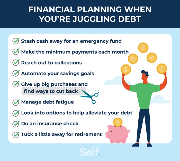 How to financially plan when you're juggling debt