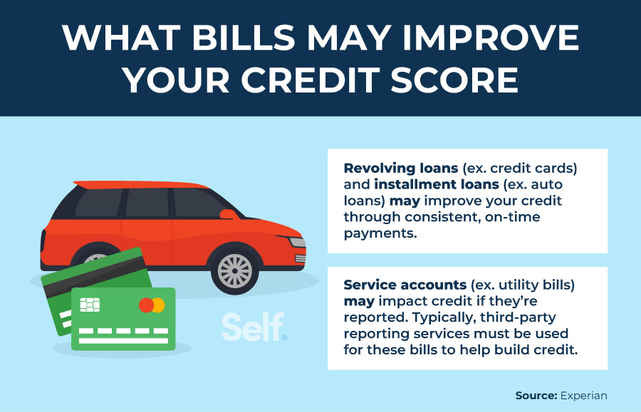 What bills help build credit