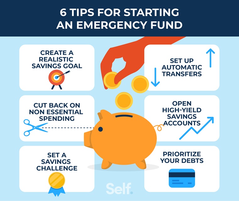 6 tips for starting an emergency fund