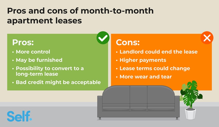 Pros and cons of month-to-month apartment leases