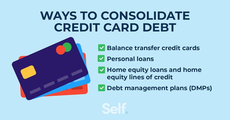 Ways to consolidate credit card debt