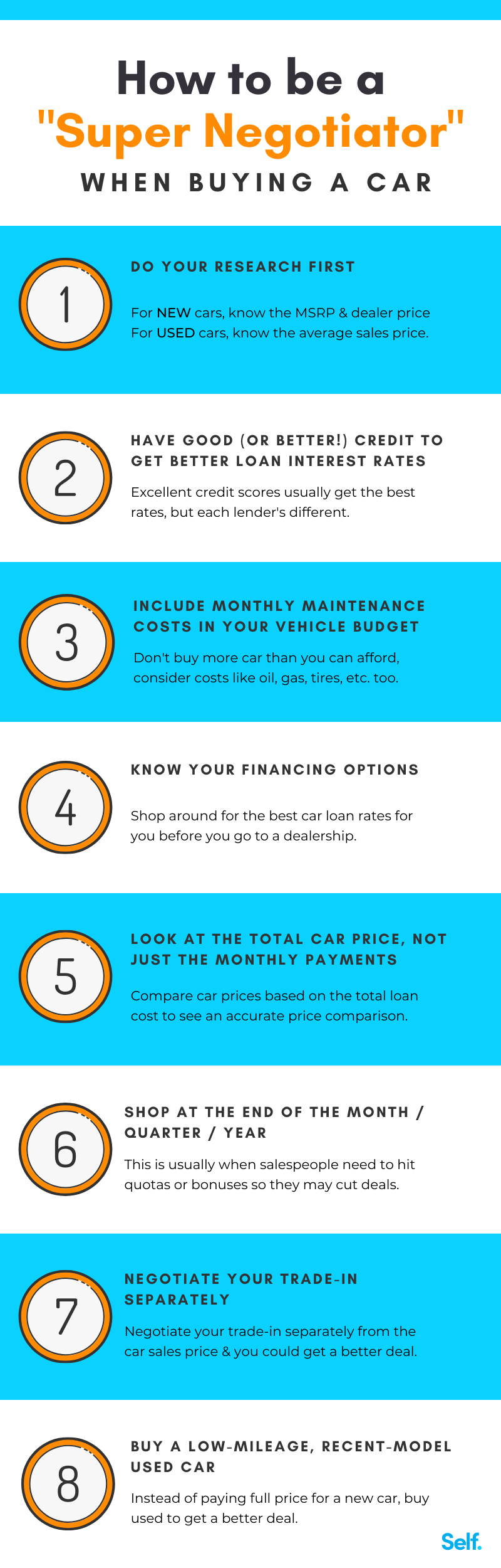 How To Negotiate The Best Car Price For You In Just 11 Steps Self
