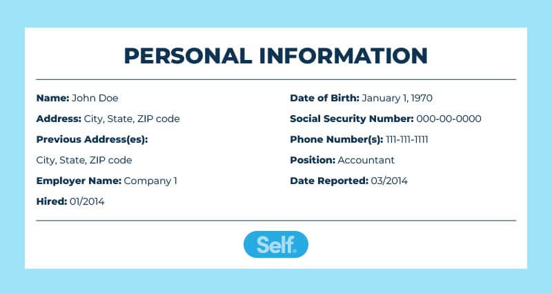 personal information