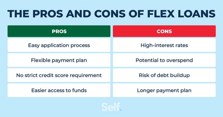 Pros and cons of flex loans