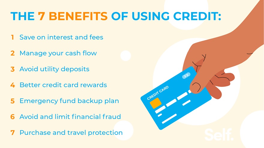 Benefits of using credit self financial