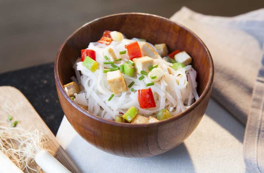 rice noodles salad