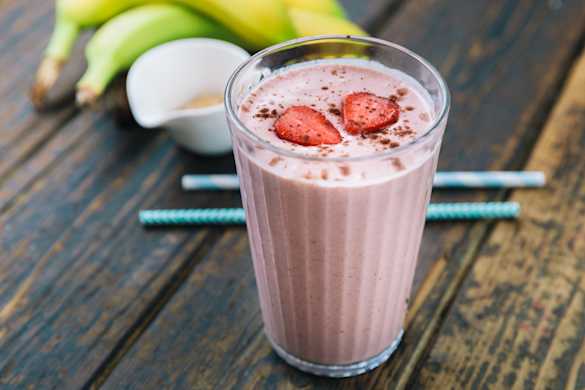 Batido de chocolate y mantequilla de cacahuete - Mejor con Salud