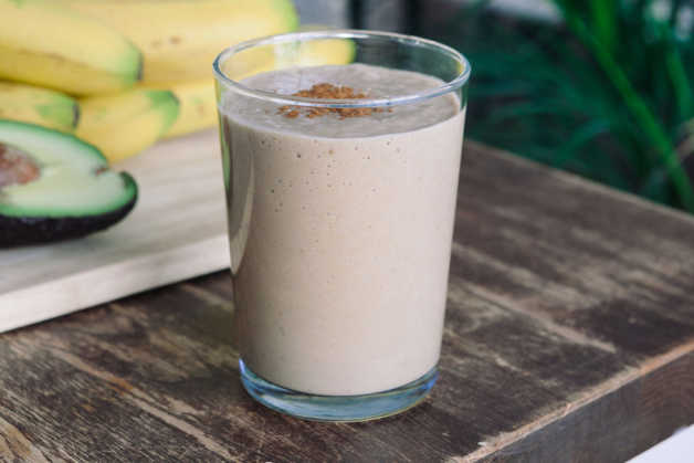  cocoa and avocado -protein shake 
