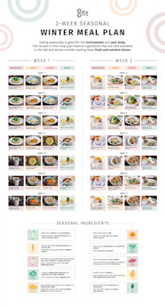 Eat Seasonal Healthy Winter Meal Ideas 8fit