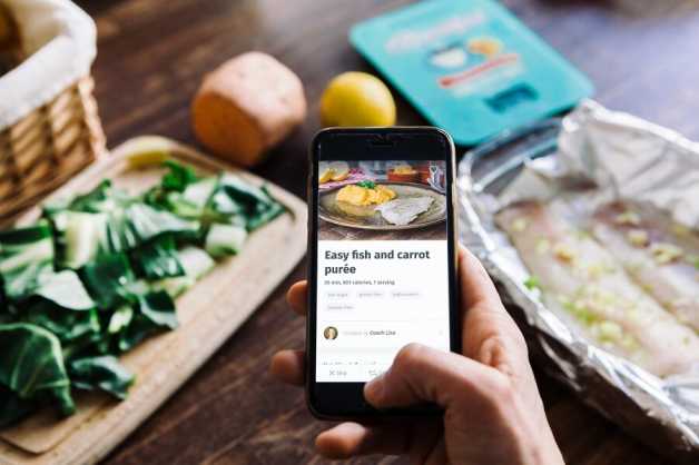 food app recipes meal prep phone