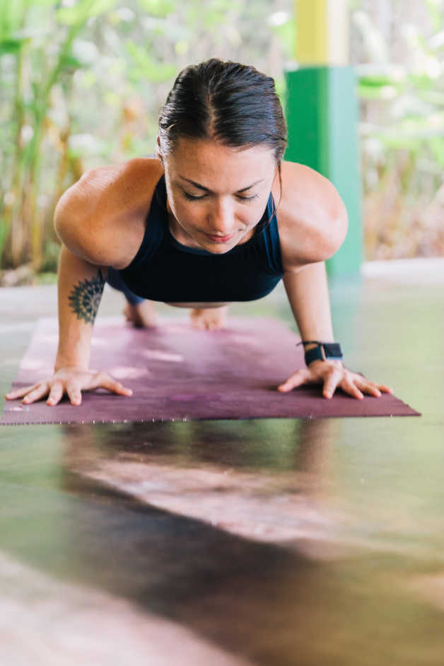 yoga emily outdoors