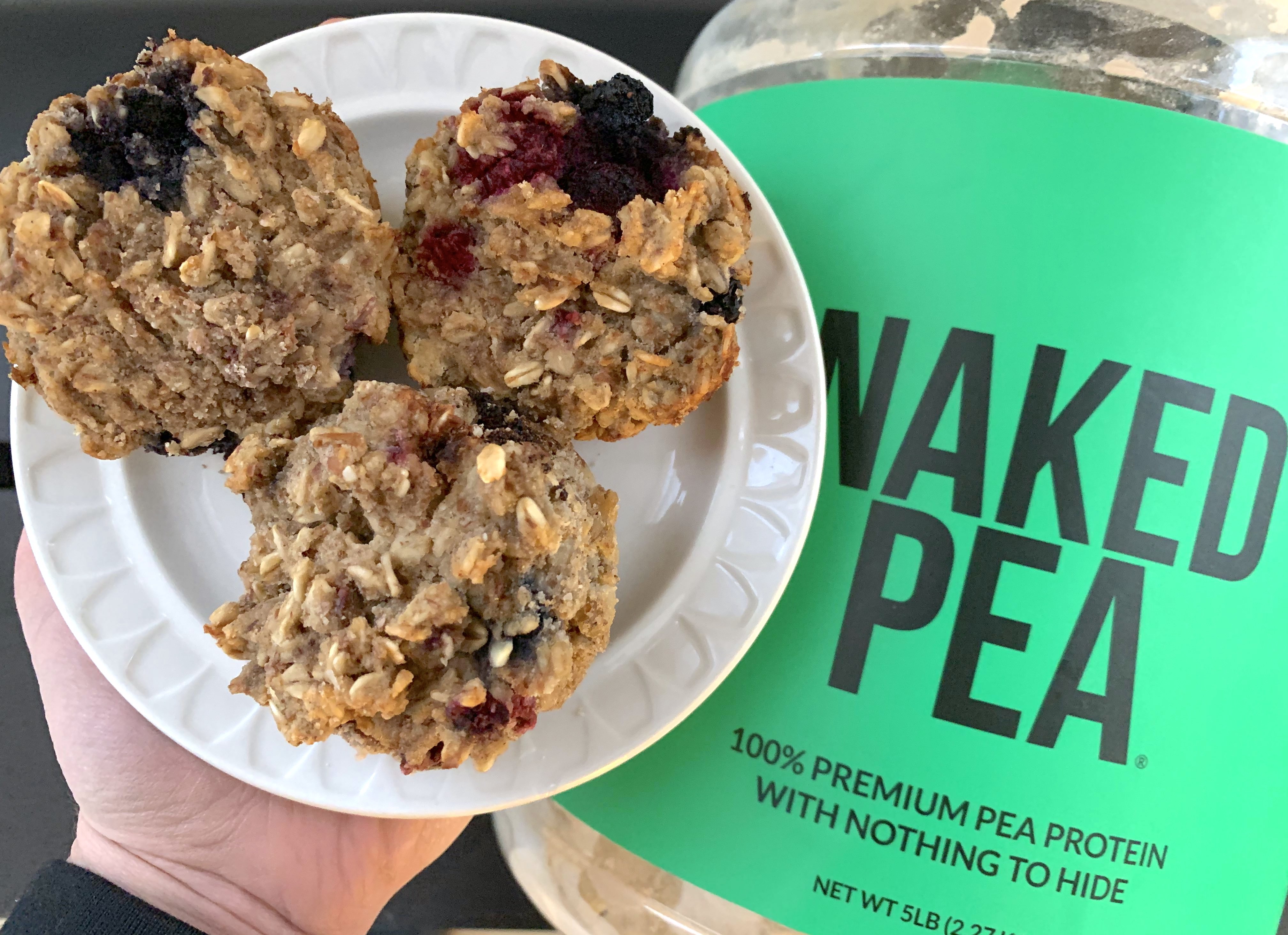 Pea Protein Powder Giveaway and Protein Muffin Recipe 8fit