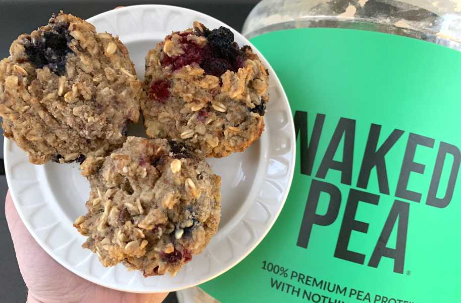 pea protein naked nutrition muffins