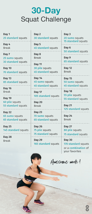 Squat It Like It’s Hot: 30-Day Squat Challenge | 8fit