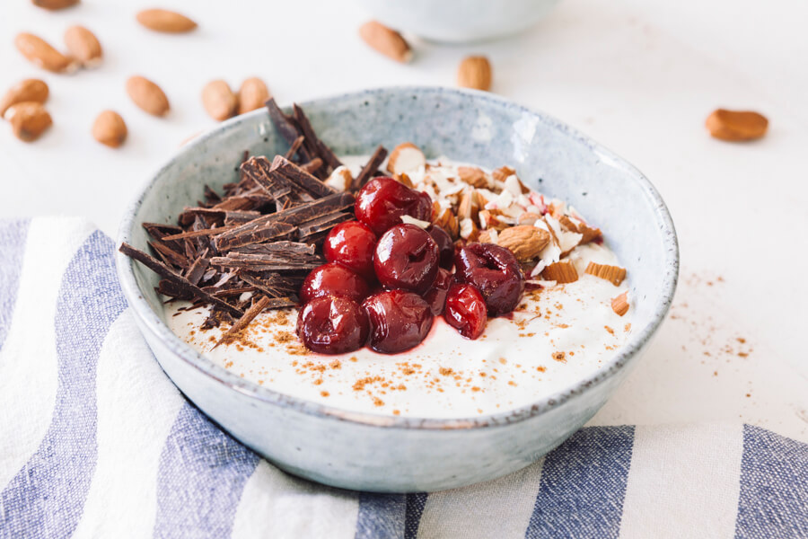 chocolate cherry parfait