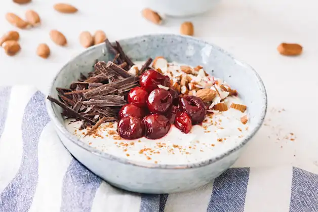 chocolate cherry parfait