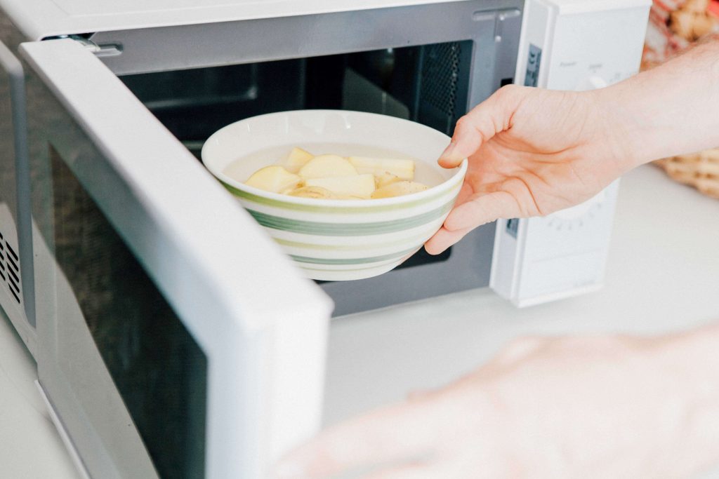 Microwaving vegetables